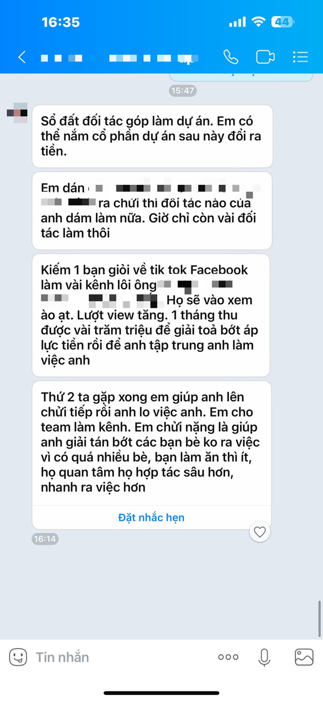 Trương Ngọc Ánh tiếp tục đòi nợ trên MXH, công khai tin nhắn tranh cãi căng thẳng - Ảnh 3.