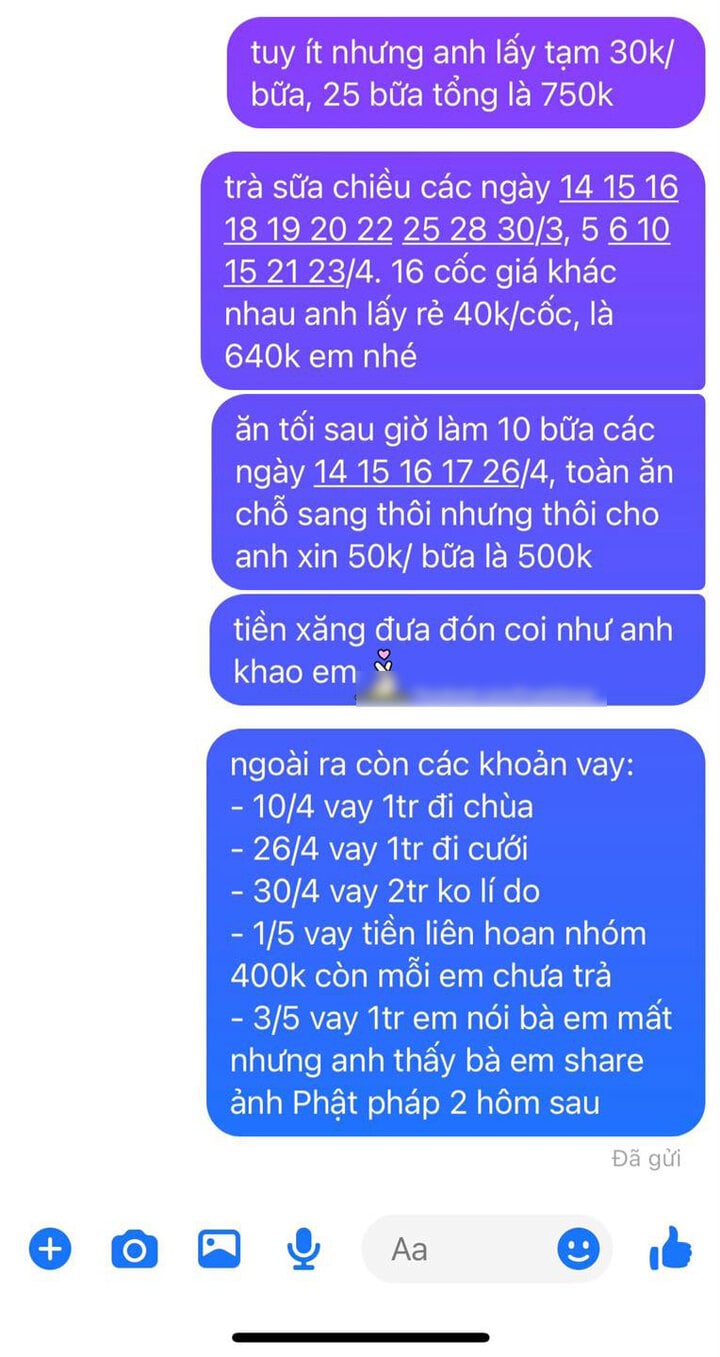 Đòi lại tiền 16 cốc trà sữa khi bị từ chối tỏ tình, chàng trai gây sốt mạng Việt - Ảnh 2.