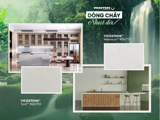 Đ&aacute; VICOSTONE&reg; ra mắt bộ sưu tập mới D&ograve;ng chảy nhiệt đới - Ảnh 4.
