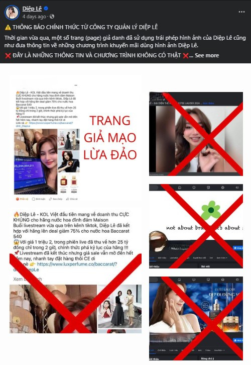 Vụ Diệp Lê bán nước hoa cao cấp với giá ngã cây, rẻ như hàng fake - Chính chủ lên tiếng: Thì là fake thật đó! - Ảnh 3.