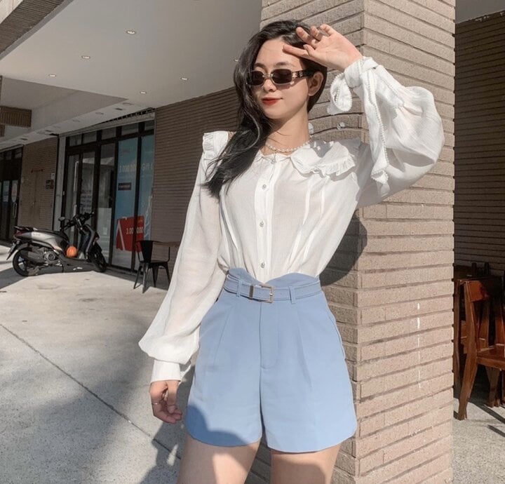 Những ý tưởng phối sơ mi đầu hè - Ảnh 3. Những ý tưởng phối sơ mi đầu hè - Ảnh 3.
