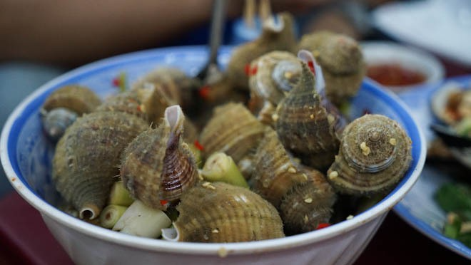 Đi Quy Nhơn - Phú Yên, nhớ mãi những bữa ốc biển &quot;ngập răng&quot;: Ốc vú nàng, trinh nữ... còn có một loại &quot;cực phẩm&quot; tiến vua ăn ngon nức nở  - Ảnh 8.