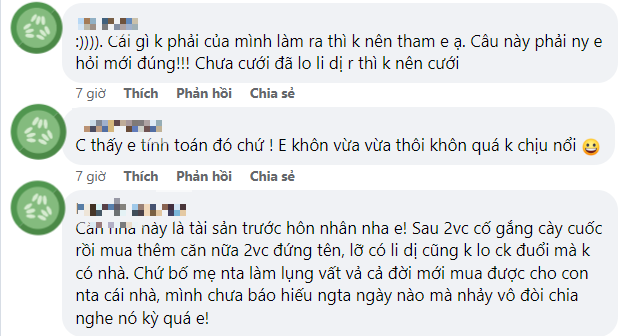 Đang yêu cô gái lên mạng than thở muốn chồng sắp cưới sang tên căn hộ chung cư để có cảm giác an toàn, ai ngờ bị cư dân mạng &quot;bật&quot; không trượt phát nào - Ảnh 4.