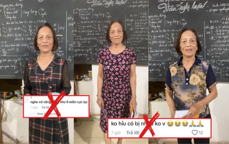 Học sinh nói về loạt bình luận khiếm nhã dưới clip TikTok của cô giáo nghỉ hưu: "Con sâu làm rầu nồi canh"- Ảnh 1. Học sinh nói về loạt bình luận khiếm nhã dưới clip TikTok của cô giáo nghỉ hưu: "Con sâu làm rầu nồi canh"- Ảnh 1.