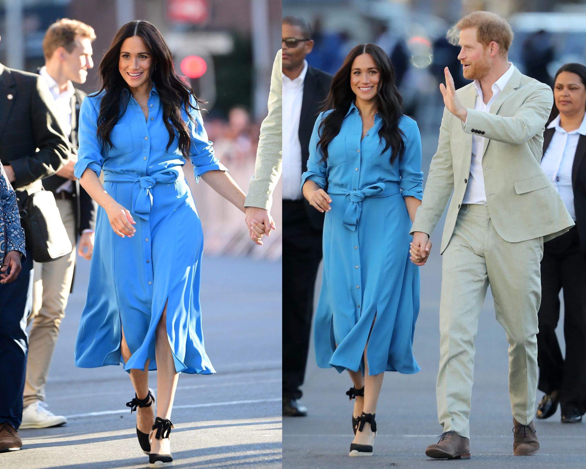 Meghan Markle gợi ý những cách phối đồ đẹp với sandal - Ảnh 9.