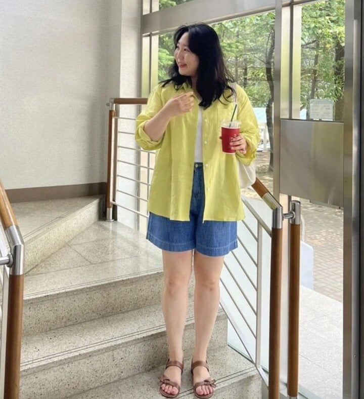 Phối đồ mùa hè cho nàng tròn trịa - Ảnh 3. Phối đồ mùa hè cho nàng tròn trịa - Ảnh 3.
