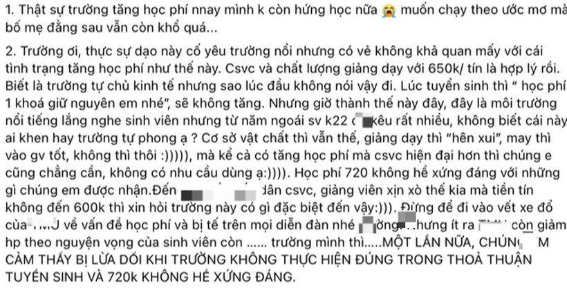 Vụ sinh viên tố Trường ĐH Hà Nội thất hứa về học phí: Nhà trường nói gì? - Ảnh 1.