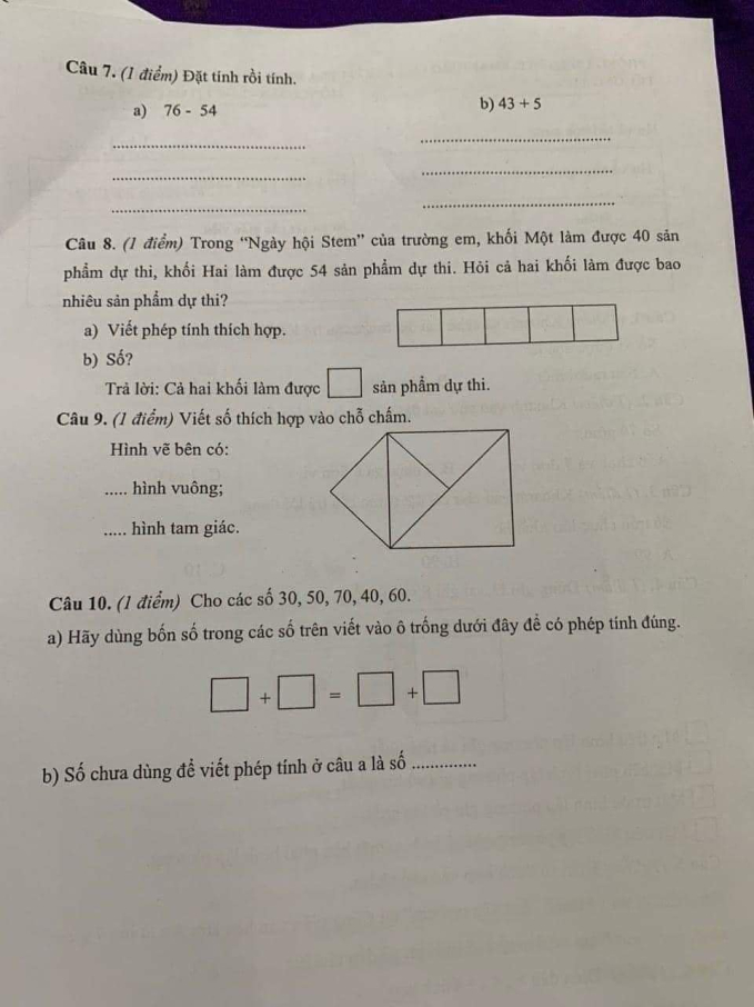 Bài kiểm tra Tiếng Việt lớp 1 gây tranh cãi nhất MXH hôm nay vì quá khó: &quot;Đề thế này, các con ở lại lớp hết!&quot; - Ảnh 4.