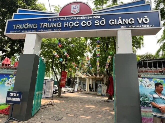 Thành lập Trường THCS Giảng Võ 2 - Ảnh 1.