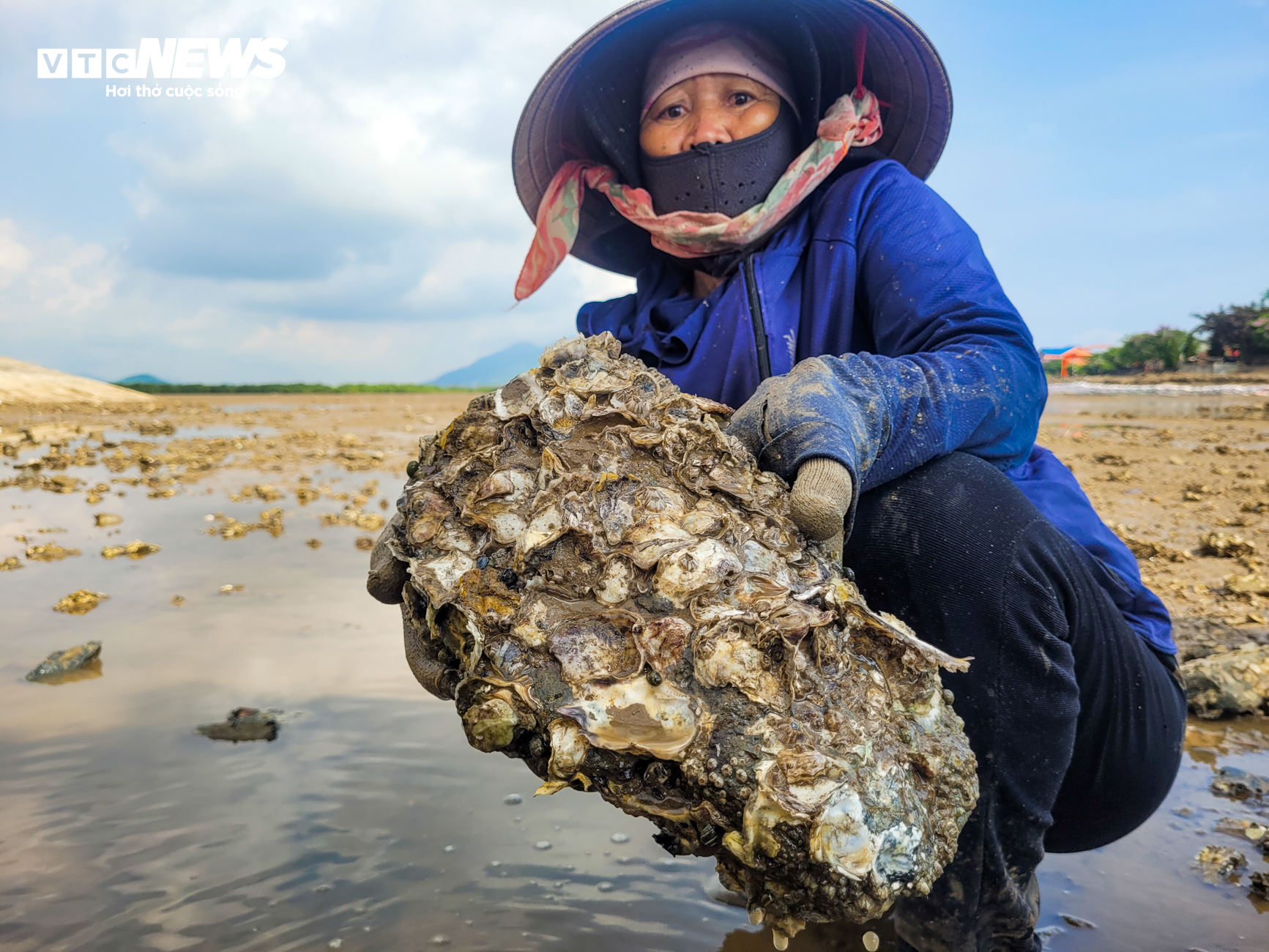 Nghề đẽo đá &quot;ra tiền&quot; của những người phụ nữ vùng biển - Ảnh 3.