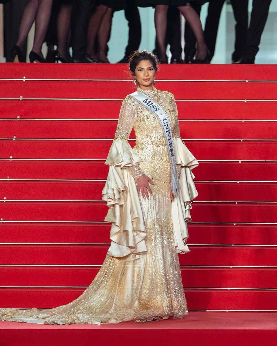 Hai hoa hậu đẹp nhất thế giới trên thảm đỏ Cannes - Ảnh 9.