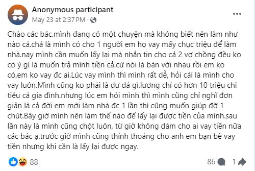 Cho người quen vay tiền, đến lúc đòi khổ hơn đi ăn xin: Phải làm sao để không rơi vào tình cảnh này? - Ảnh 2.