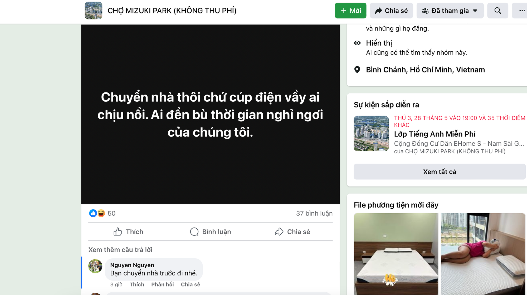 Đang ngủ ngon thì bị cúp điện, người dân bất lực đổ ra đường lúc nửa đêm- Ảnh 1.