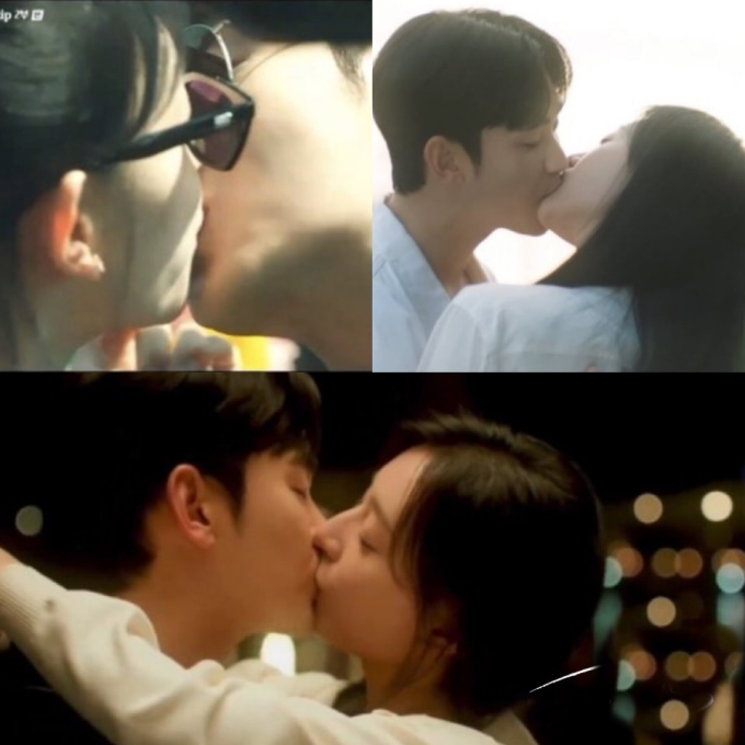 &quot;Queen of tears&quot; tung loạt cảnh hôn bị cắt của Kim Soo Hyun - Kim Ji Won, ngọt như yêu thật khiến netizen tiếc nuối - Ảnh 4.