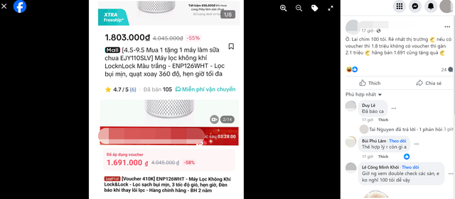 Xem livestream trăm tỷ tưởng mua được deal hời, ai ngờ phát hiện món còn rẻ hơn bán livestream - Ảnh 1.