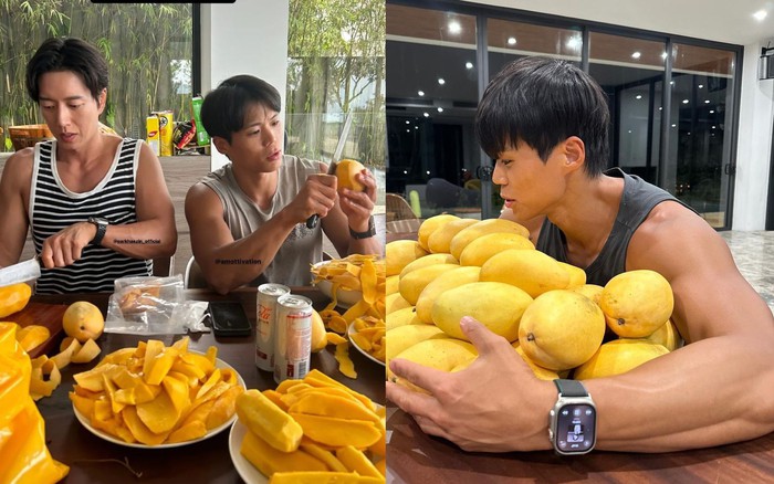 Du lịch Nha Trang phải trải nghiệm vườn xoài &quot;đào tiên&quot; và ăn bánh xoài: Không lạ khi Park Hae Jin cùng hội bạn &quot;xử&quot; hết 25kg xoài tại thành phố biển - Ảnh 1.