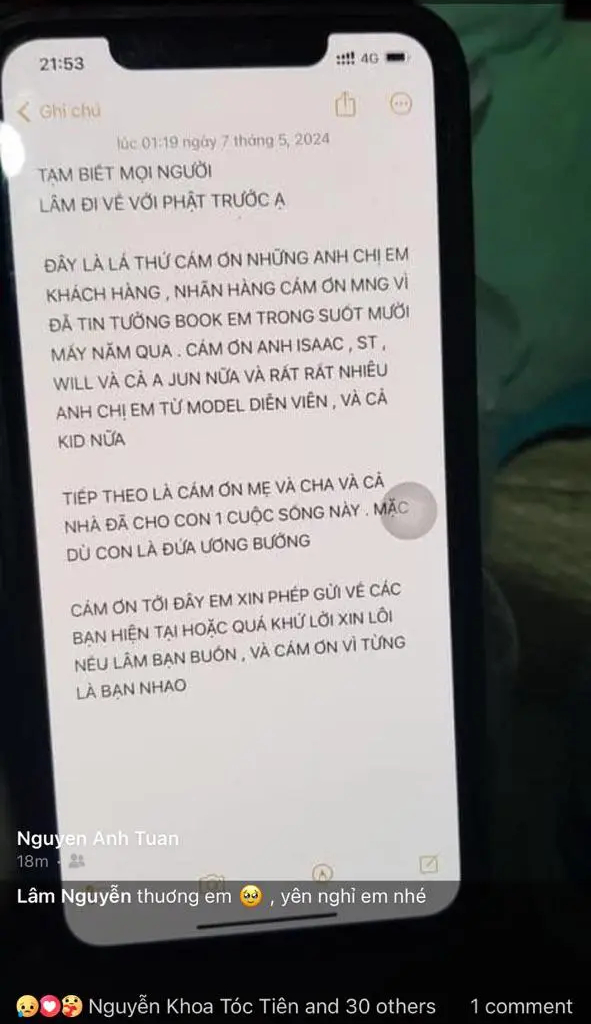 Lâm Nguyễn (Người ấy là ai) đột ngột qua đời ở tuổi 30, Jun Phạm - Will và dàn sao bàng hoàng thương tiếc - Ảnh 3.