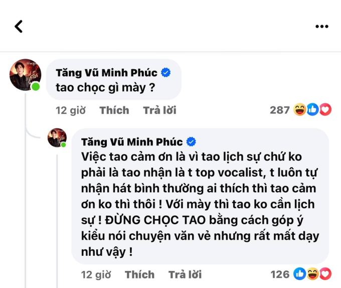 Nam ca sĩ thẳng thừng xưng &quot;mày tao&quot;, văng tục khi bị chê giọng hát - Ảnh 3.