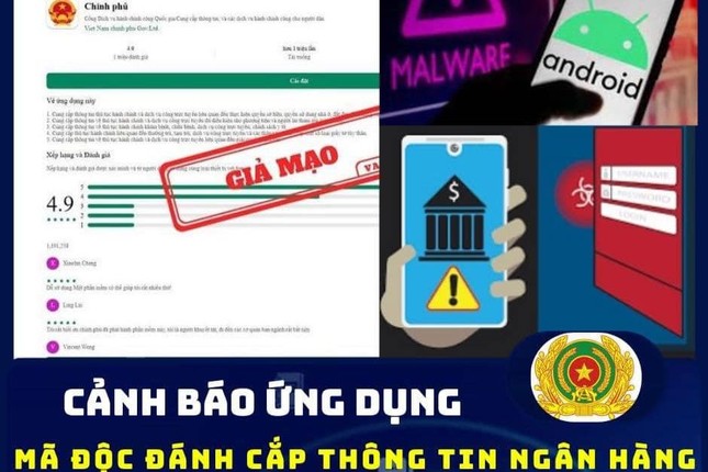 Thủ đoạn dẫn dụ cài ứng dụng chứa mã độc đánh cắp thông tin ngân hàng - Ảnh 1.