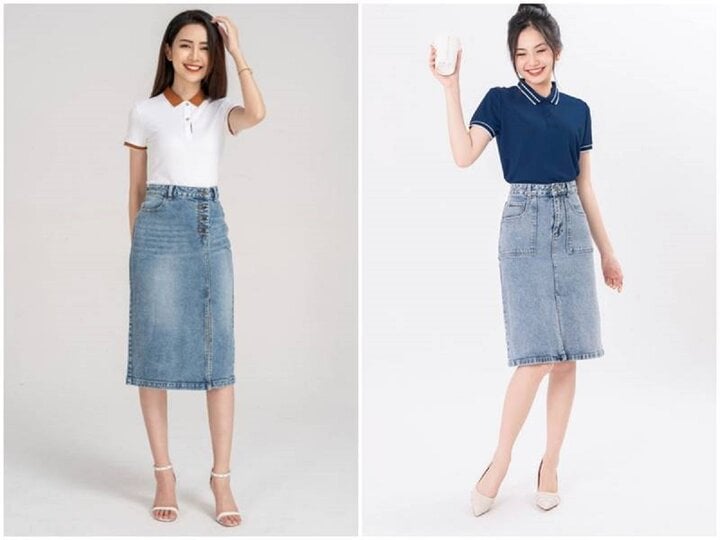Cách mặc áo polo thời trang, trẻ trung cho nữ trong ngày hè - Ảnh 6. Cách mặc áo polo thời trang, trẻ trung cho nữ trong ngày hè - Ảnh 6.