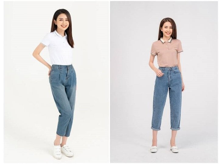 Cách mặc áo polo thời trang, trẻ trung cho nữ trong ngày hè - Ảnh 3. Cách mặc áo polo thời trang, trẻ trung cho nữ trong ngày hè - Ảnh 3.