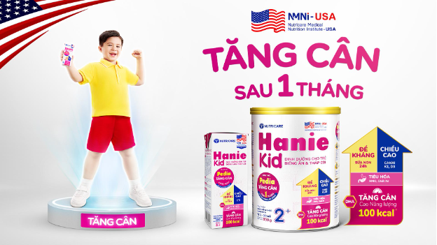 Hanie Kid đáp ứng khuyến nghị dinh dưỡng dành riêng cho trẻ nhẹ cân, thấp còi - Ảnh 1.