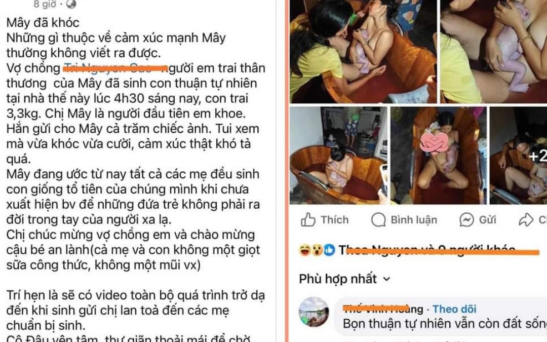 Đẻ tại nhà: Trào lưu nguy hiểm