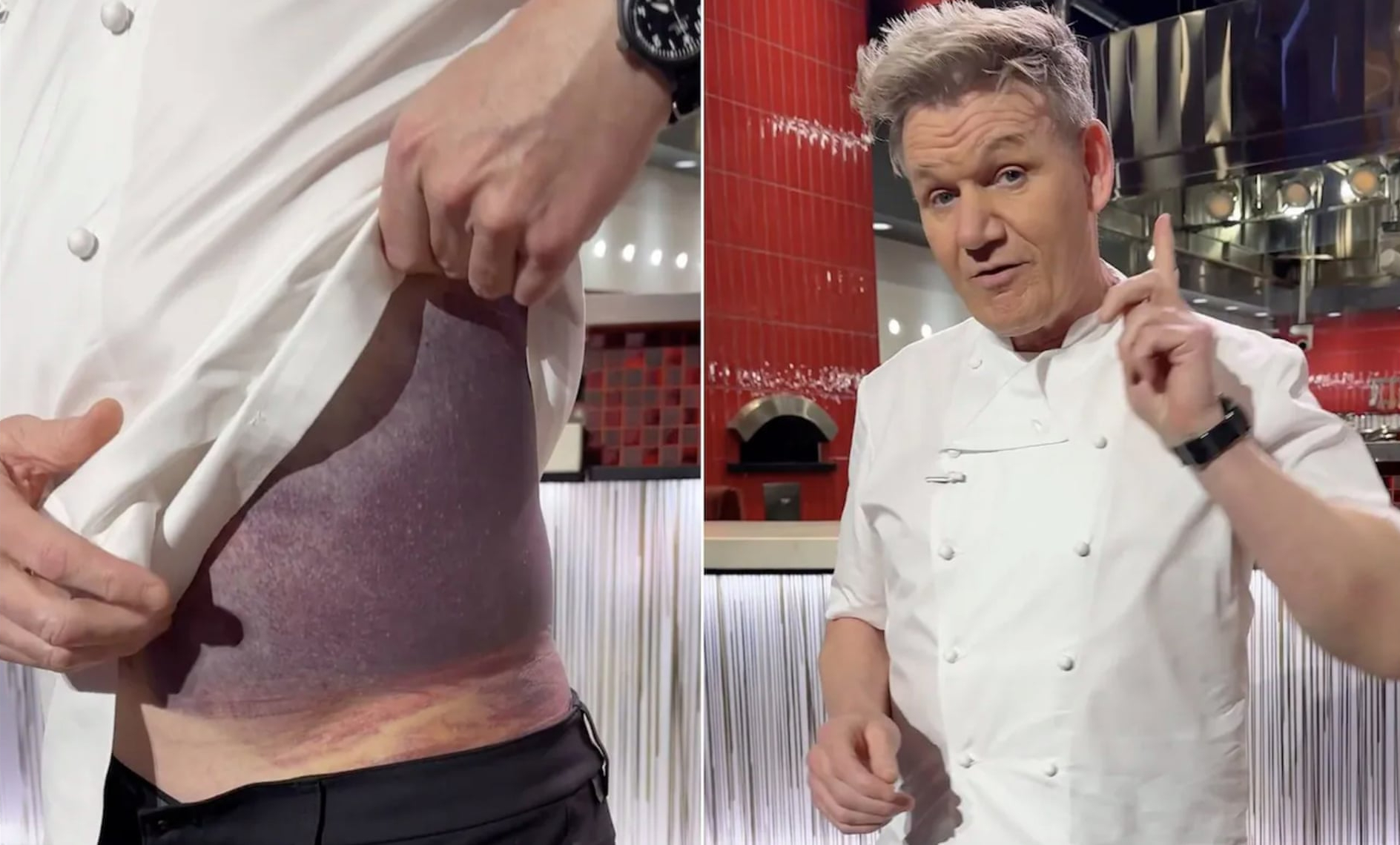 Đầu bếp nổi tiếng Gordon Ramsay gặp tai nạn giao thông nghiêm trọng - Ảnh 1.