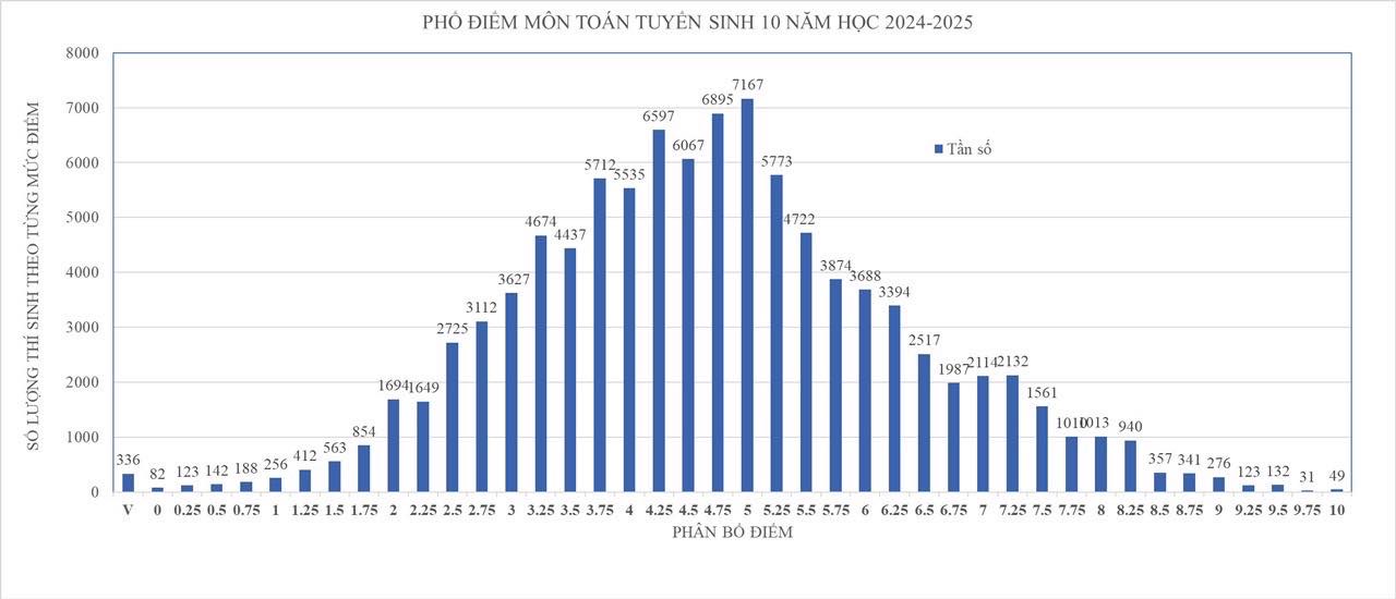 Phổ điểm thi lớp 10 tại TP HCM: Tiếng Anh cao, toán ít điểm liệt- Ảnh 2.