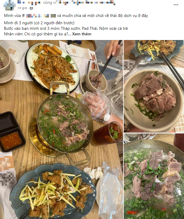 Xôn xao quán đồ ăn Thái nổi tiếng thái độ với khách hàng: Chê gọi đồ ăn ít, phản hồi chất lượng thì &quot;bố thí&quot; cho khách đồ uống - Ảnh 1.