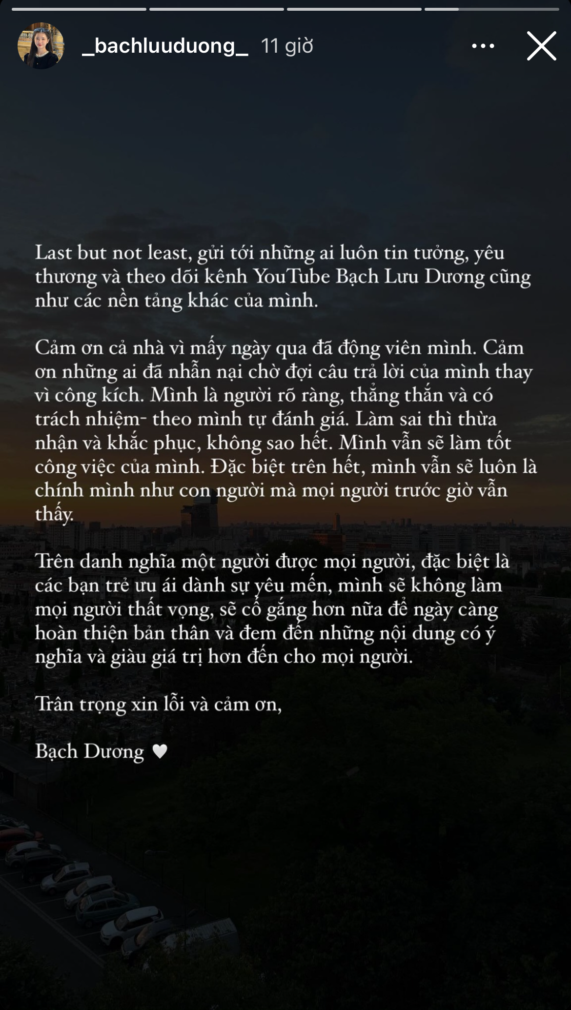 Bạch Lưu Dương lên tiếng xin lỗi và xoá những nội dung sao chép, chia sẻ điều này về phát ngôn nóng nảy mất kiểm soát của bạn trai - Ảnh 6.