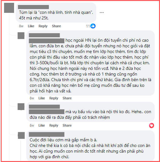 Lên mạng than nghèo nhưng không ai đồng cảm nổi: Chi 18 triệu cho con đi học thì không tiếc, tiếc 3 triệu tiền ăn gửi mẹ chồng - Ảnh 5.