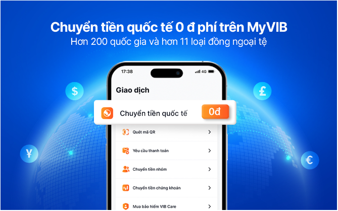 Chuyển tiền quốc tế miễn phí, nhanh chóng trên MyVIB - Ảnh 3.