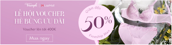 Triumph tung ưu đãi khủng lên đến 50% tại Lazada Mall: Mua nội y xịn giá xinh chưa bao giờ dễ như thế! - Ảnh 3.