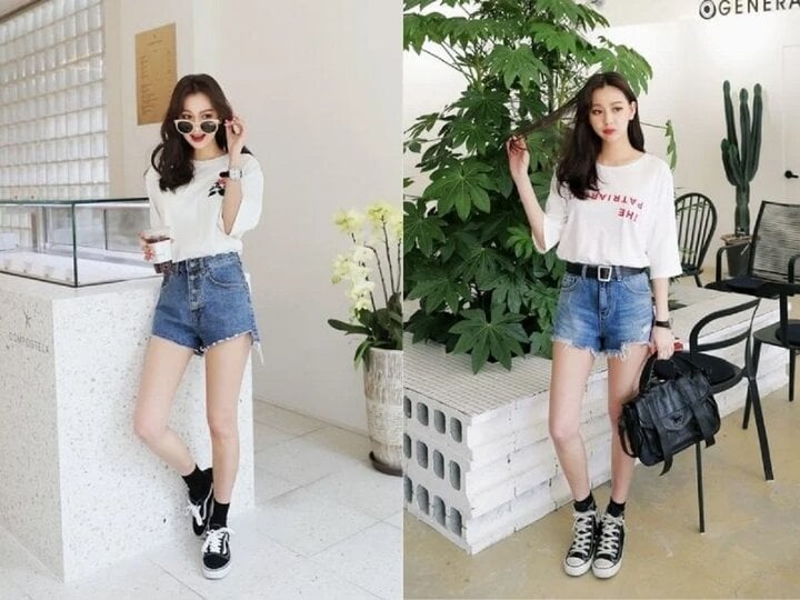 Cách mặc đồ jeans đẹp trong mùa hè - Ảnh 2.