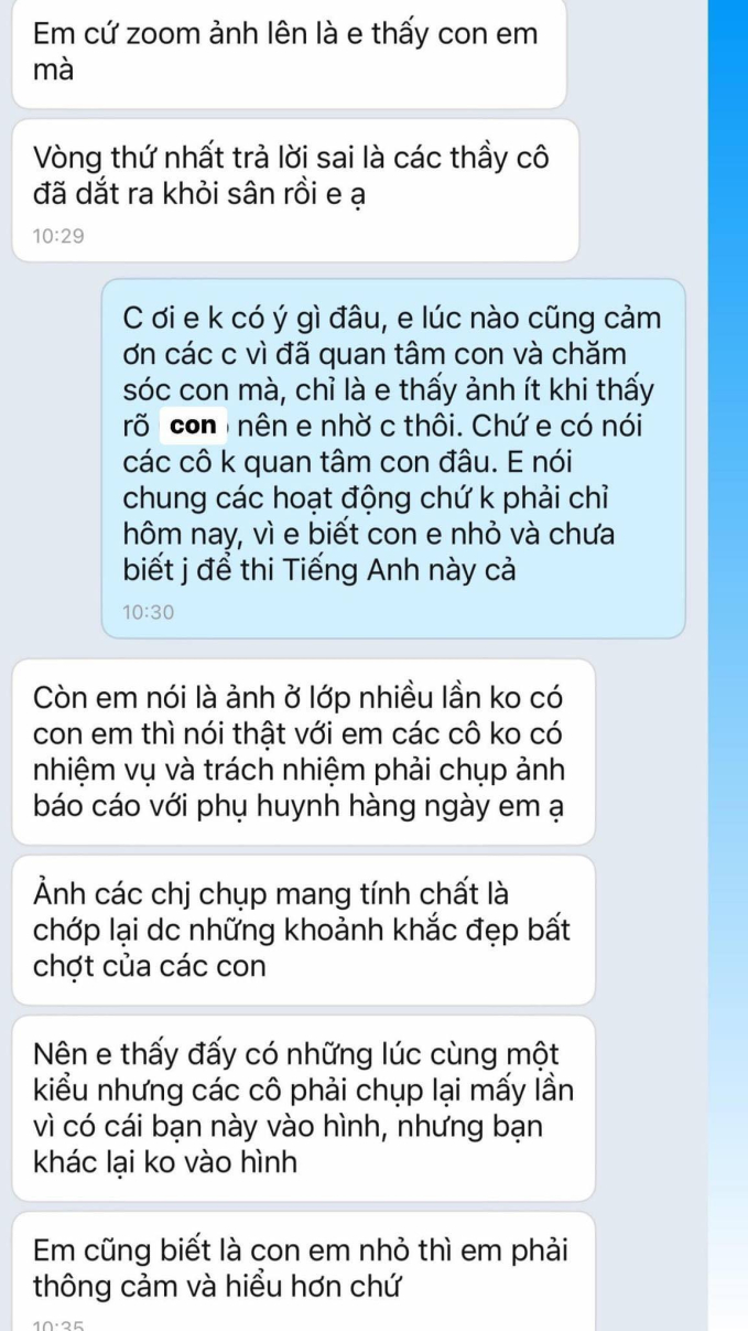 Nhắn tin nhờ cô giáo quan tâm đến con mình hơn, bà mẹ nhận được câu trả lời bất ngờ, quyết định chuyển luôn trường cho con - Ảnh 2.