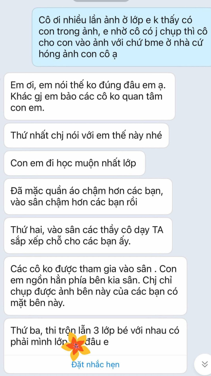 Nhắn tin nhờ cô giáo quan tâm đến con mình hơn, bà mẹ nhận được câu trả lời bất ngờ, quyết định chuyển luôn trường cho con - Ảnh 1.