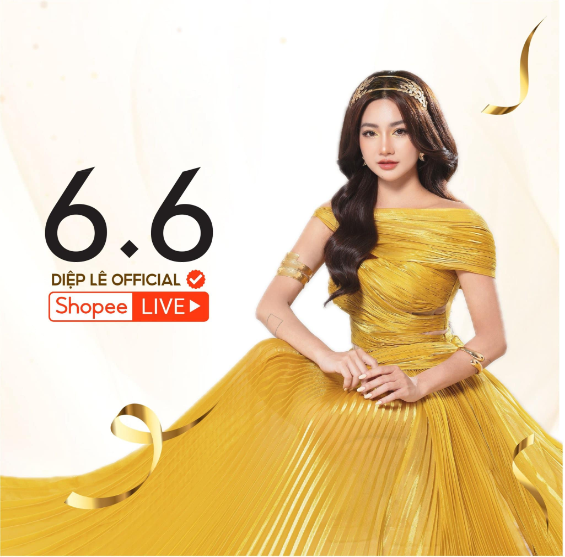 Shopee Live và Diệp Lê lại chơi lớn vào 6.6, tung kho voucher 36 tỷ và quà tặng có 1-0-2 - Ảnh 3. Shopee Live và Diệp Lê lại chơi lớn vào 6.6, tung kho voucher 36 tỷ và quà tặng có 1-0-2 - Ảnh 3.