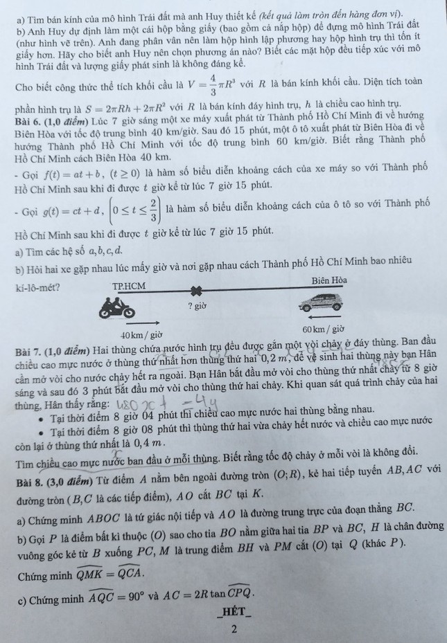 Giáo viên TPHCM: Đề Toán khó, không nhiều thí sinh đạt điểm 8 - Ảnh 4.