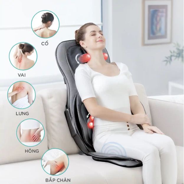 Đ&aacute;nh gi&aacute; chi tiết đệm massage lưng KingTech KC-700: Giải ph&aacute;p thư gi&atilde;n như c&oacute; nh&acirc;n vi&ecirc;n spa tại nh&agrave;   - Ảnh 3.