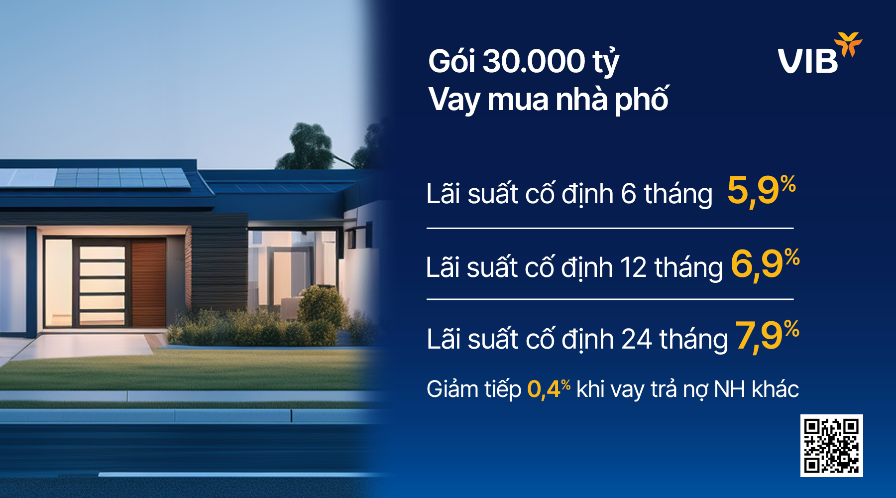 VIB ra mắt gói vay nhà phố 30.000 tỷ, lãi suất chỉ 5,9%, miễn trả gốc đến 48 tháng - Ảnh 2.