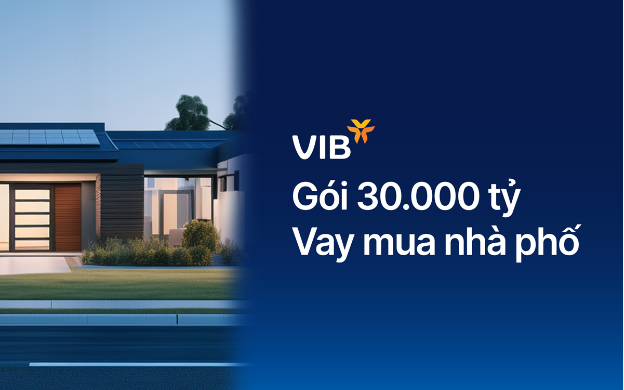 VIB ra mắt gói vay nhà phố 30.000 tỷ, lãi suất chỉ 5,9%, miễn trả gốc đến 48 tháng - Ảnh 1.