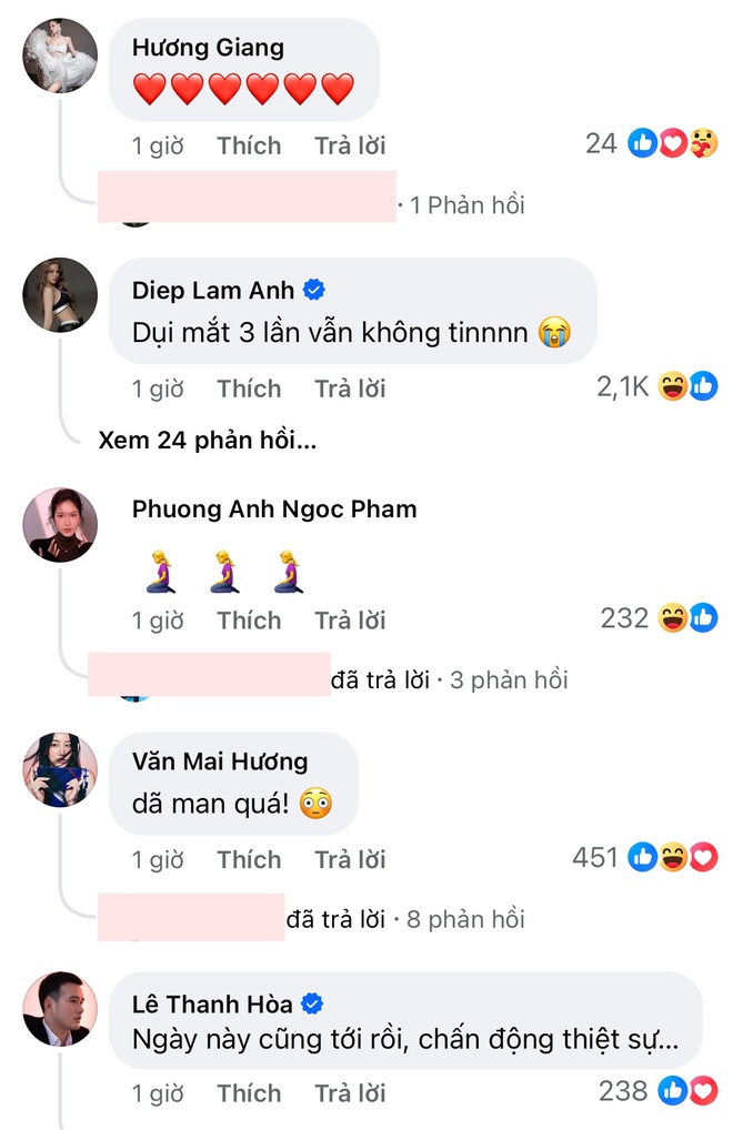 Dàn sao phản ứng khi Kỳ Duyên thi Miss Universe Vietnam: Minh Triệu thờ ơ, Diệp Lâm Anh làm 1 việc gây choáng - Ảnh 6.