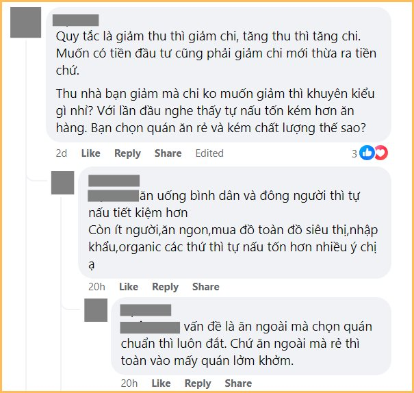 Bảng chi tiêu khiến CĐM “dậy sóng”: Đi du học lấy bằng Thạc sĩ xong ở nhà chồng nuôi, mỗi tháng cầm 120 triệu chi tiêu vẫn thấy thiếu - Ảnh 4.