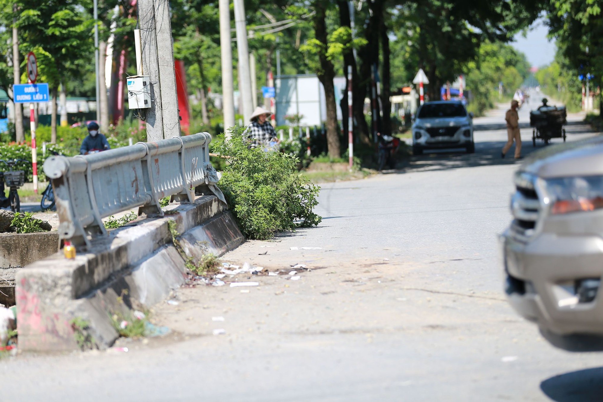 Nơi xảy ra vụ tai nạn (Ảnh Vân Đức)