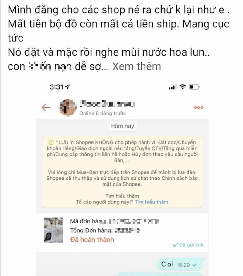 Shopee khuyến cáo người bán không xâm phạm thông tin cá nhân người mua- Ảnh 1.