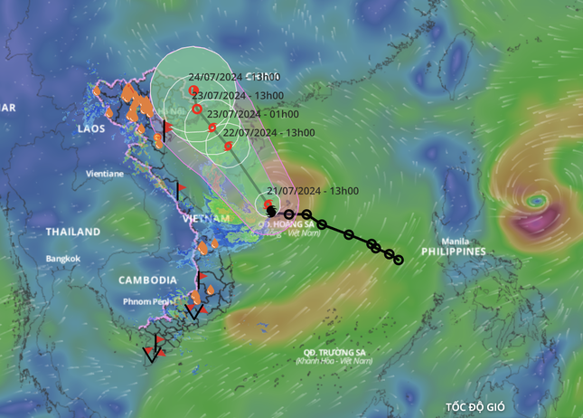 Mới nhất: Bão số 2 có thể đổ bộ vào miền Bắc - Ảnh 1.