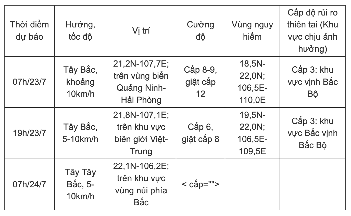 Cập nhật mới: Bão số 12 đang ở giai đoạn mạnh nhất, giật cấp 13- Ảnh 2.