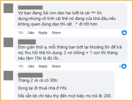 30 tuổi nợ 200 triệu, không 1 đồng tiết kiệm nhưng vợ vẫn thản nhiên tiêu hết sạch tiền: Anh chồng bất lực đến mức phải lên mạng “cầu cứu”- Ảnh 5.