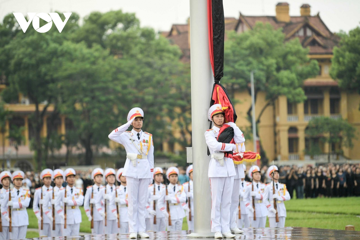 Trực tiếp: Lễ viếng Tổng Bí thư Nguyễn Phú Trọng - Ảnh 5.